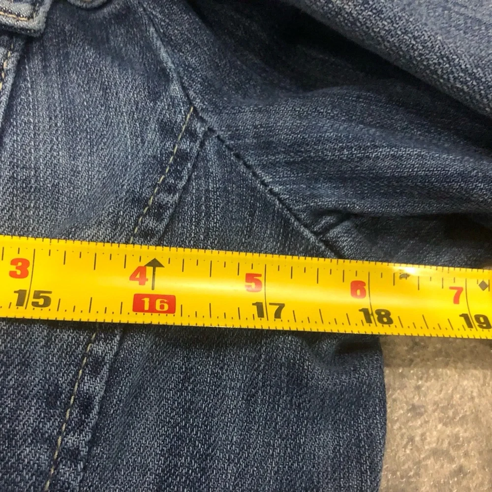 ❤️🔥Elle❤️🔥Beautiful Jean Jacket 4 Ladies❤️🔥Measurements in Pics❤️🔥 - Picture 11 of 14